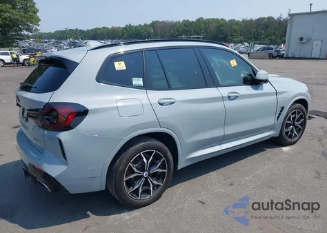 2022 BMW X3 xDrive30I from USA, damaged, VIN WBX57DP04NN176349